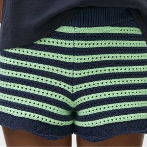 Mango CONTRASTING CROCHET SHORTS